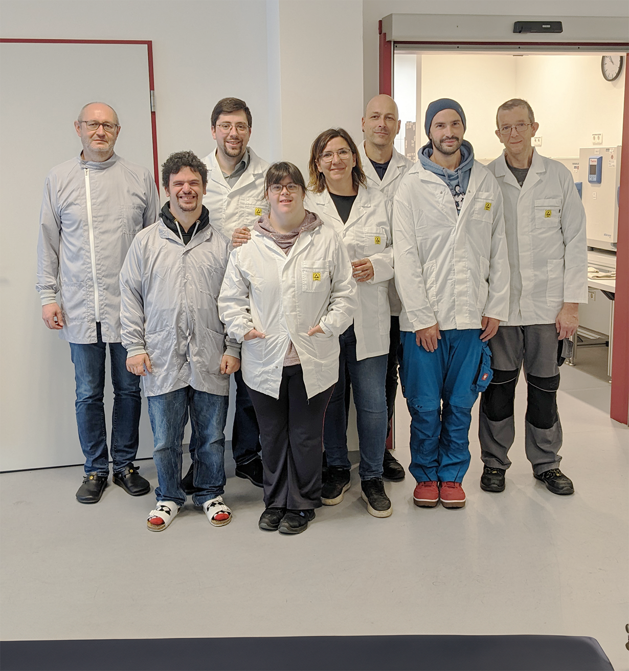 Besuchergruppe bei IMM Photonics– gelebte Inklusion in der Arbeitswelt